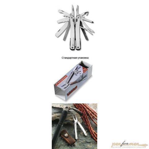 Мультитул Victorinox SwissTool Spirit 105мм 27 функций чехол кожа (3.0227.L)