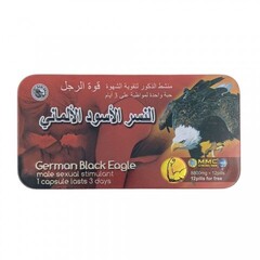 Возбуждющее средство для мужчин German Black Eagle (12 таблеток + 12 витаминов)
