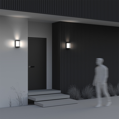 Уличный настенный светодиодный светильник Maytoni Baker Street O021WL-L10B4K