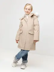 пальто  для девочки  ВК 38107/9 ГР