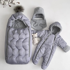 Зимний комплект на выписку "Пушинка" (model.3)