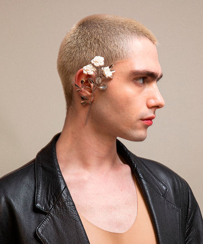 Предзаказ Кафф-моносерьга ROSE BOUQUET