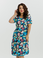 4728 Халат на пуговицах