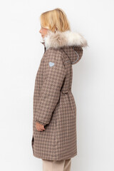 пальто  для девочки  ВК 38115/н/1 ГР