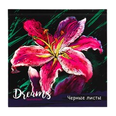 
          Скетчбук 160*160 мм., 64л., "Набросок цветка", 120 г/м2, Проф-Пресс, 7БЦ, ламинация, жёсткая подложка, черный офсет