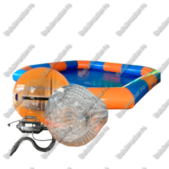 Бизнес-набор: Бассейн 7*7 м (1 шт), Водный шар ПВХ (3 шт), Водный роллер (1 шт),насос (1 шт)