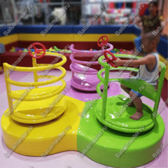 Электрическая карусель детская 4KIDS "Яркое приключение"