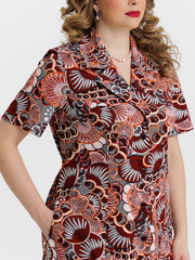 4536 Халат на пуговицах