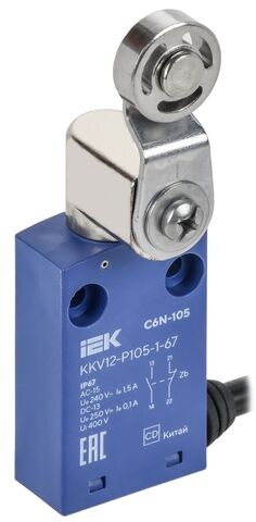Выкл. конц. C6N-105 рычаг с мет. рол. IP67 IEK