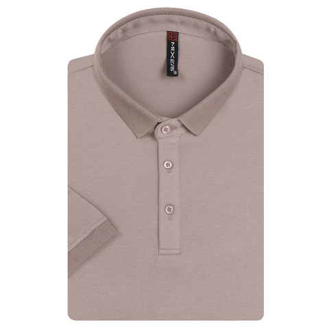 Рубашка-поло MS2101 k-73 (48-56) пудровый