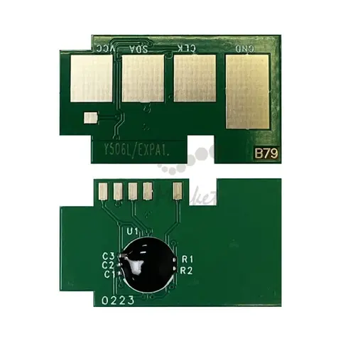 Чип Samsung CLT-Y506L для принтеров Samsung CLP-680 CLX-6260 yellow. Ресурс 3500 страниц