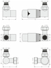 Сунержа 30-1422-0001 Терморегулятор автоматический 3D правый G 1/2" НР х G 3/4" НГ / набор (Матовый белый)