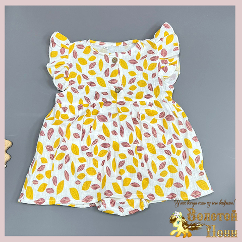 Платье-боди муслин (62-80) 260429-ZG1544