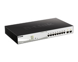 Коммутатор управляемый D-link DGS-1210-10MP/FL