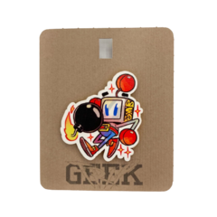 Деревянный значок Бомбермен