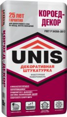 Штукатурка цементная декоративная Юнис Короед-декор 1,5-2мм 25кг