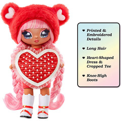 Валентинка На На На Сюрприз Валентина Мур Красный Мишка Тедди