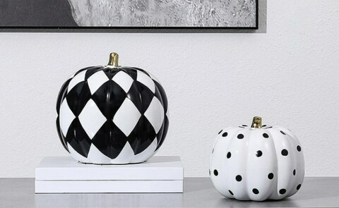Статуэтка Grid Pumpkin Decoration