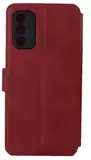 Чехол книжка-подставка кожаный с магнитной застежкой для Samsung Galaxy M52 5G (Красный)