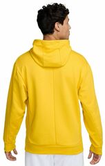 Куртка теннисная Nike Court Fleece Tennis Hoodie - vivid sulfur