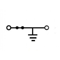 Клемма заземления Push-IN 0,2-1,5mm2/8kV