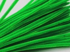 Проволока шенил/синель для рукоделия 30 см, травяной