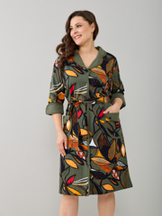 Халат Х-145/хаки-осеннийлист