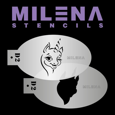 Трафарет Milena D2