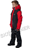 Детский Премиальный Горнолыжный Костюм Nordski Jr. Extreme Black/Red