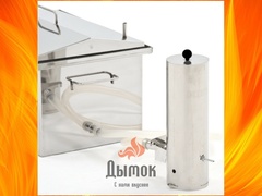 Коптильня Универсальная 450х300х300 мм с термометром.