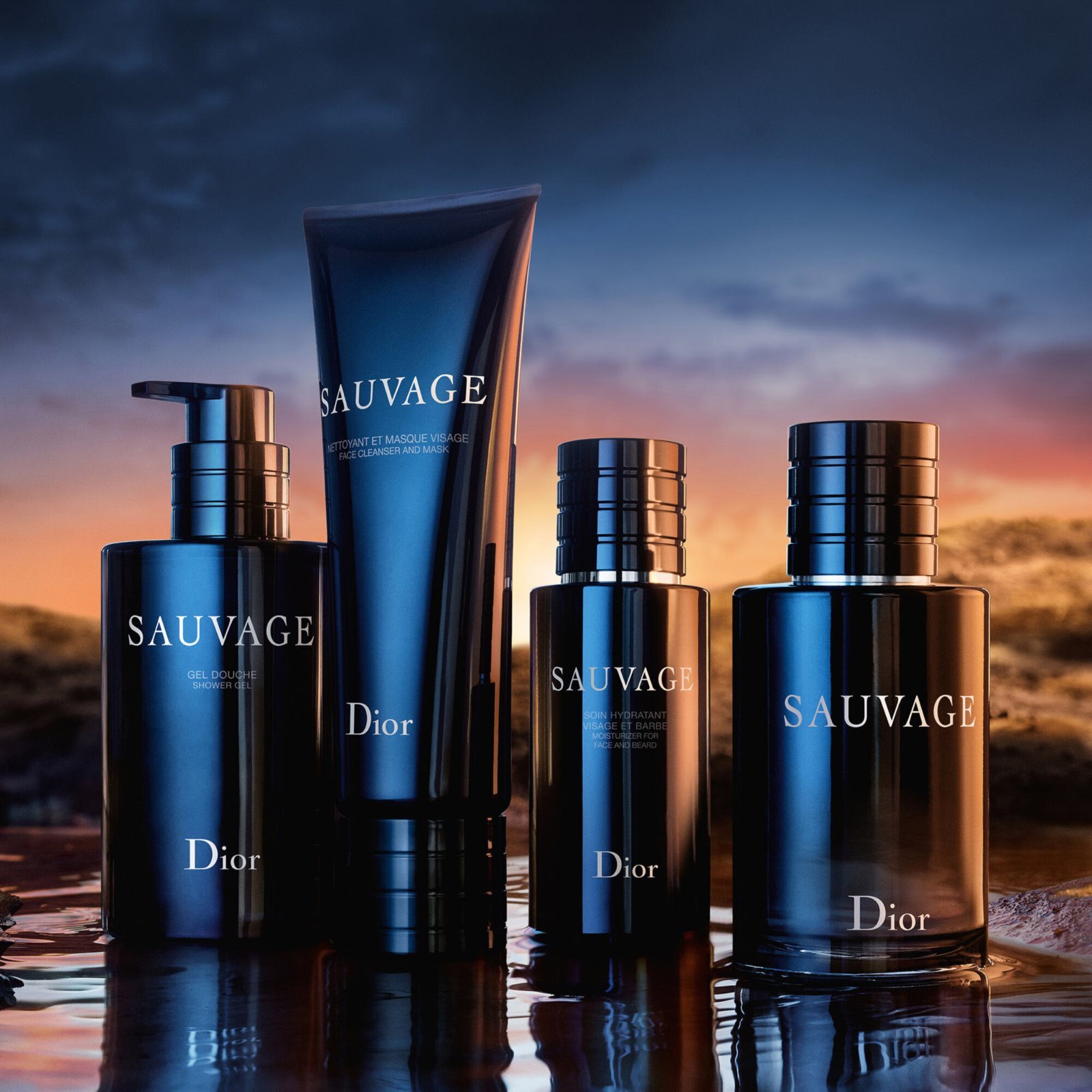 DIOR Sauvage очищающая маска и гель 2 в 1 для мужчин купить в Москве |  Доставка по России.