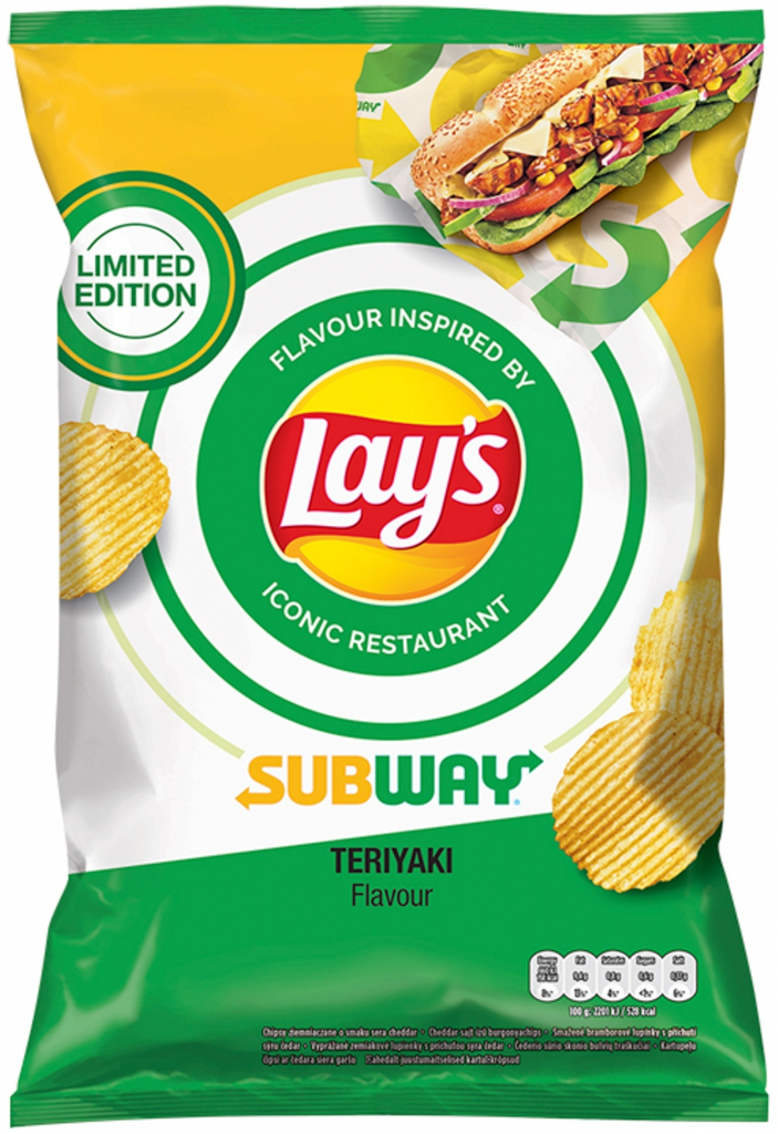 Чипсы Lay's Subway Teriyaki (150 гр) купить по выгодной цене