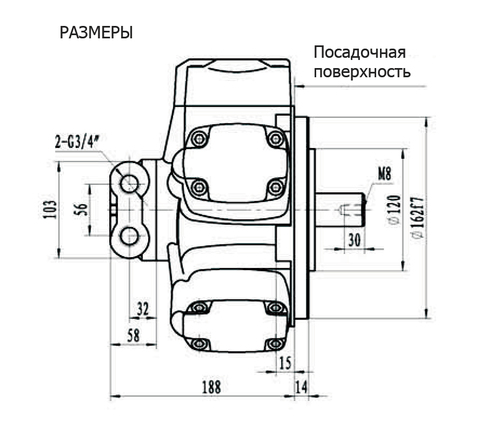 Гидромотор IPM2-150