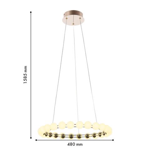 Подвесная светодиодная люстра Favourite Helmet 4590-5P