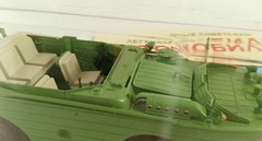 GAZ-46 floating military vehicle 1:24 Legendary Soviet cars Hachette #53