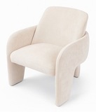 Кресло CUBE AT5139-09 Св. бежевый, ткань/каркас металл в тканевой обивке AT5139-09