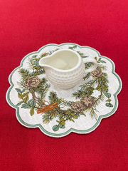 Новогодняя салфеточка-поддарельник