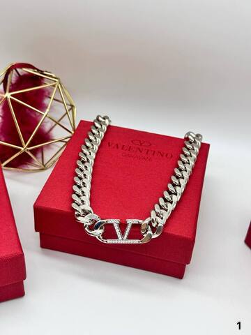 53234 - Колье-цепь крупнаЯ в стиле VALENTINO