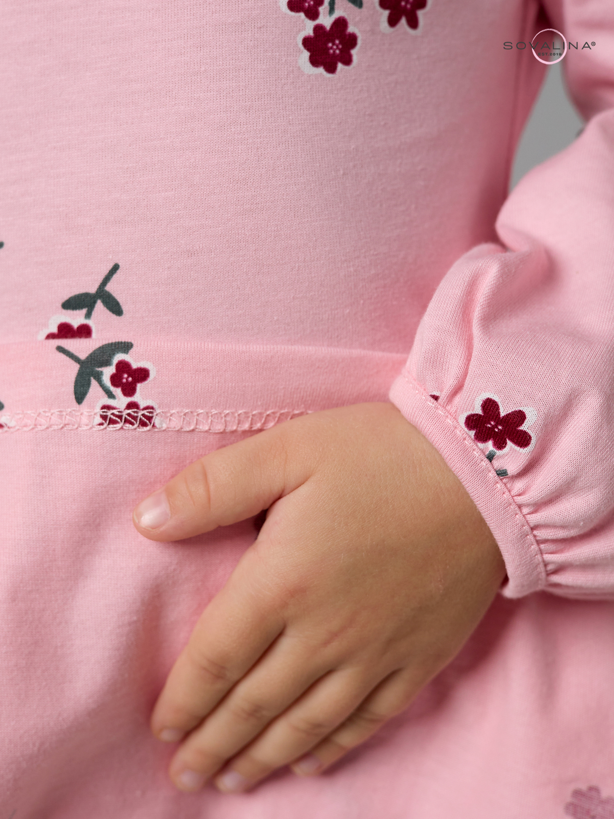 Платье Моана лютики роза