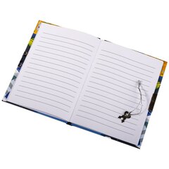 Блокнот 11,0 см * 15,0 см , 7БЦ, Alingar, ламинация, замочек, карандаш, линейка, ластик, "С магнитолой", блистер с европод.