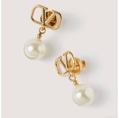 20475 -Серьги-пусеты Valentino с подвеской жемчужиной