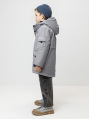 куртка  для мальчика  ВК 36105/2 ГР (104-122)