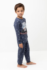 пижама  для мальчика  К 1621/стальной,штиль