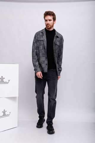 BALDESSARINI Рубашка утепленная из шерсти в клетку