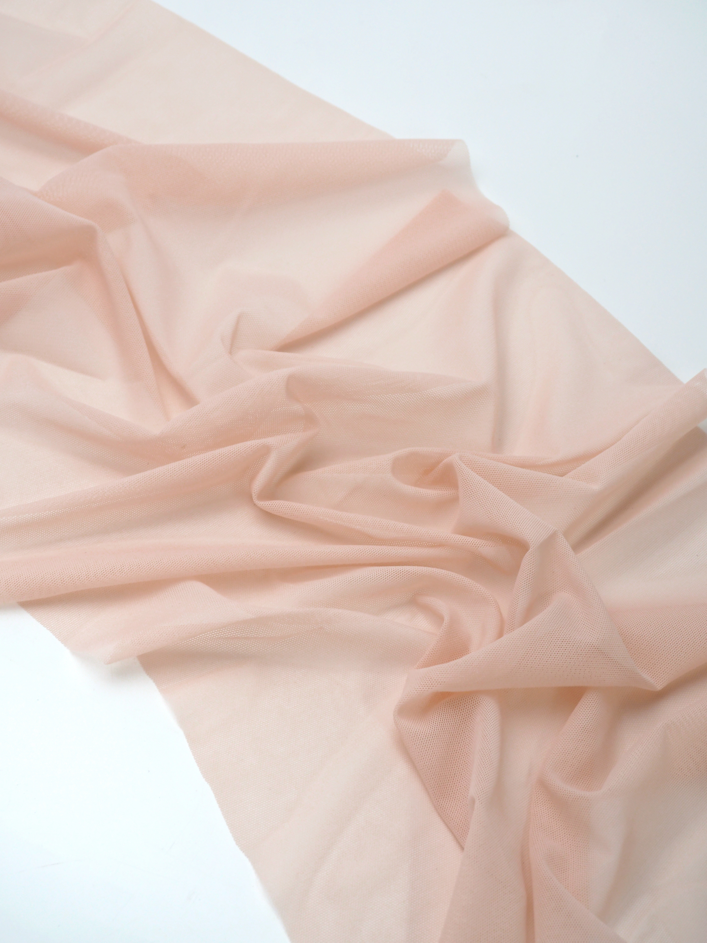 Сетка эластичная серебристый пион с розовинкой метражом мелкая ячейка (Турция)