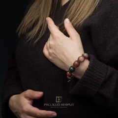 Браслет Шамбала из натуральных камней.