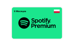 Подписка Spotify Premium на 6 месяцев (Poland) [Цифровая версия] (для ПК, цифровой код доступа)