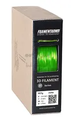 Пластик для 3Д принтера Filamentarno! PETg Standart прозрачный лайм 750 г, 1.75 мм