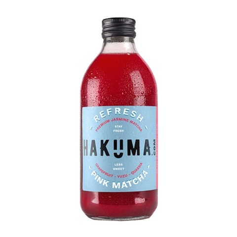 Напиток Hakuma Energy розовая матча 0,33л