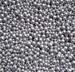 Шарики сахарные серебро Россия. 3-5 мм 50 гр
